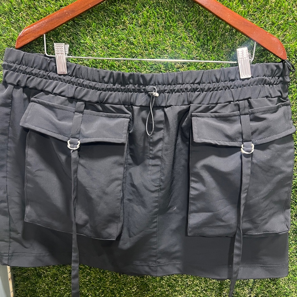 Zara Charcoal Utility Skirt